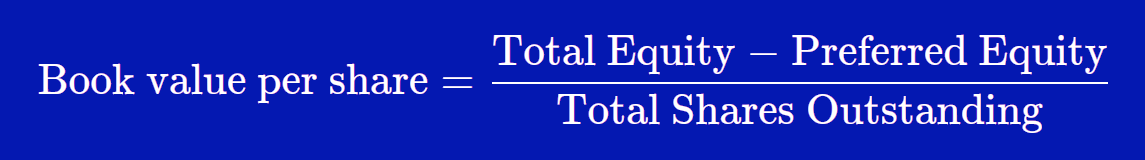 Book value per share (BVPS)